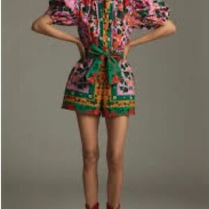 FARM Rio Ocean Tapestry romper